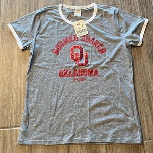 Victoria's Secret PINK Gray and Red T-Shirt